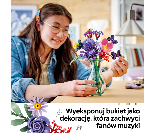 LEGO BOTANICALS 11507 Bukiet kwiatów Olivii Rodrigo - 1547387 - zdjęcie 7